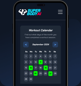 User monitoring workout consistency