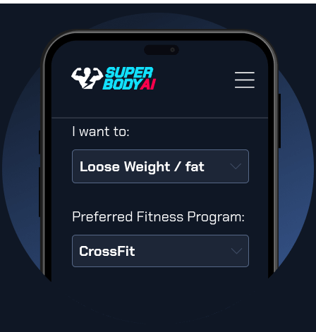 User setting fitness goals